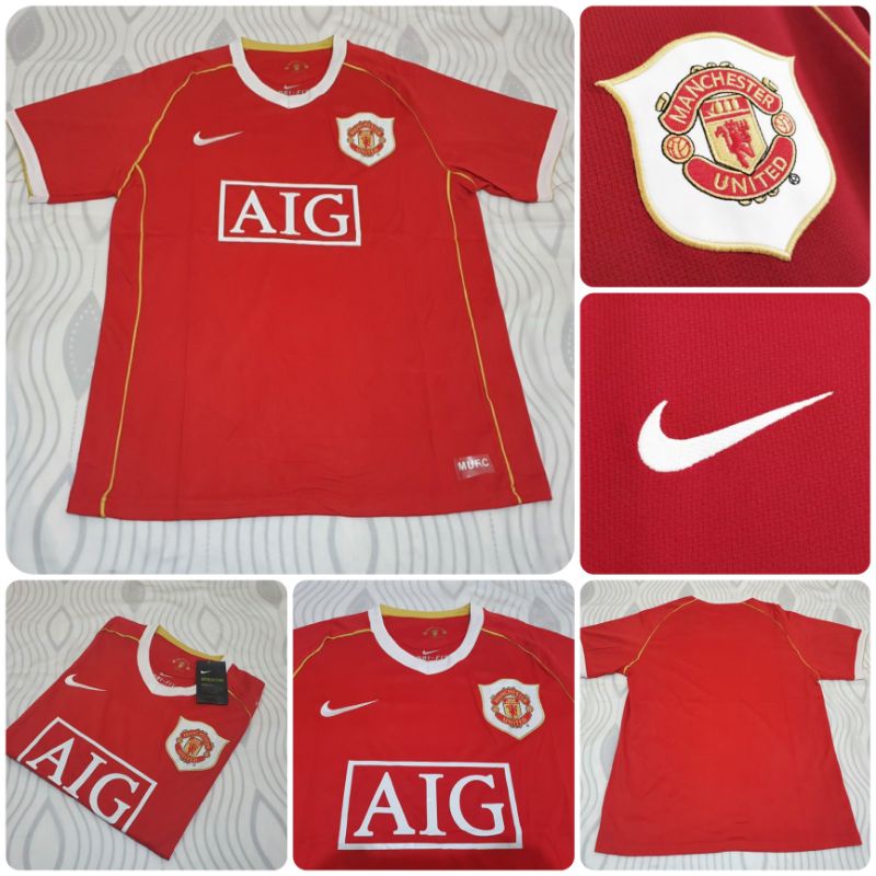 JERSEY BOLA RETRO MU HOME AIG 2006 2007 GRADE ORI IMPORT