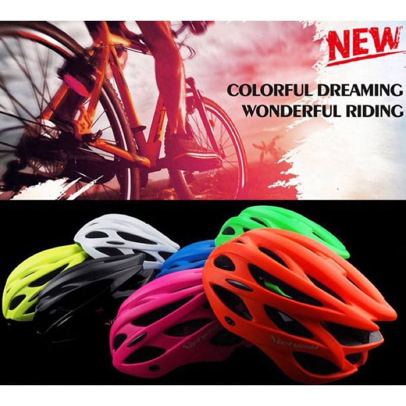 TAFFSPORT helm sepeda eps pvc Shell dengan lampu backlight 1105