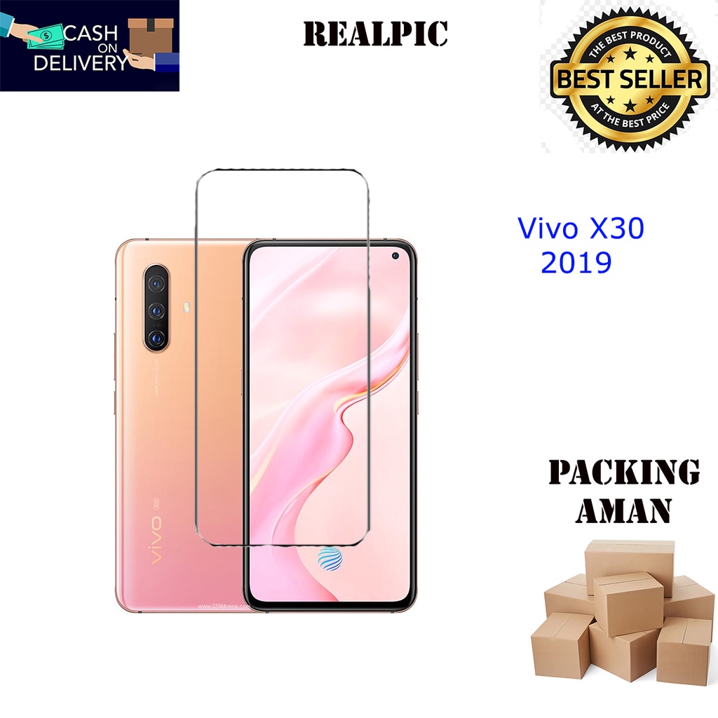 Tempered Glass Vivo X30 2019 Screen Protector Anti Gores