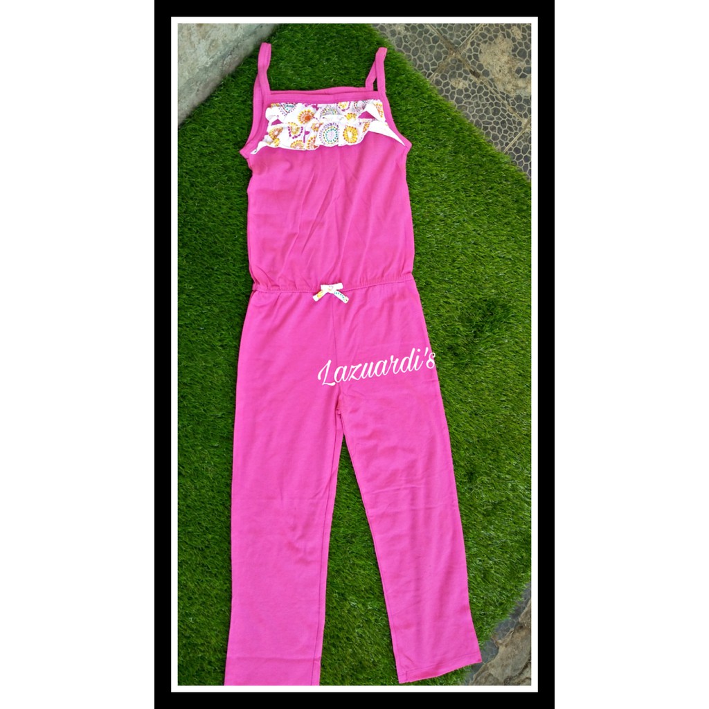 jumpsuit anak perempuan celana panjang lengan lekton/tengtop bobbie brooks