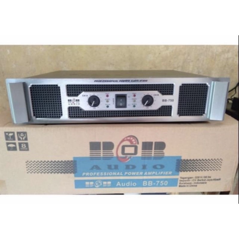 Power BOB BB 750 Original BB750 amplifier 2 channel 2 x 550 watt calss h terbaik