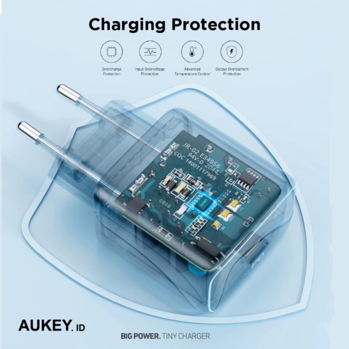 Aukey Charger PA-R1 Minima Nano USB-C PD max 20 Watt