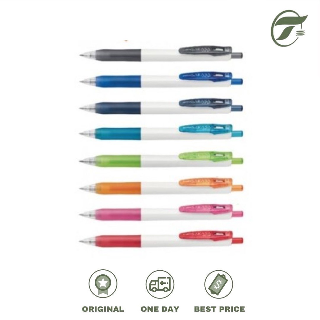 

BALLPEN SARASA CLIP WHITE JJXZ15W 0.38 ZEBRA (BLACK/BLUE/LIGHTBLUE/ORANGE/PINK/RED)