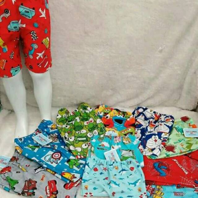 Shortpans / celana pendek / kolor anak / celana anak karakter ecer grosir partai