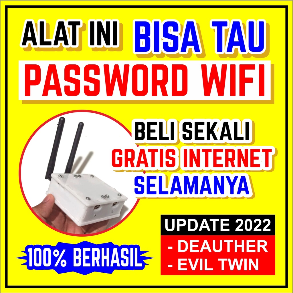 Alat Hack Password WiFi | Deauther dan Evil Twin | Versi Terbaru