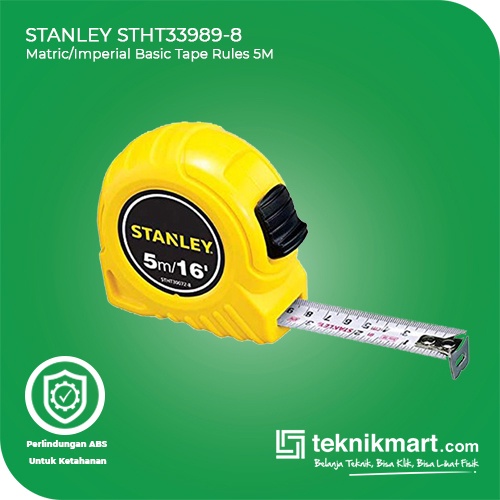 

Stanley Basic Tape Rules / Meteran Manual 5M STHT33989-8