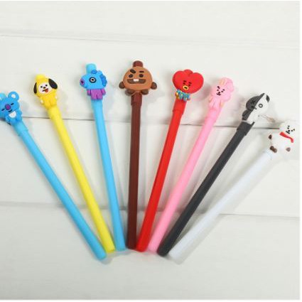 

PENA BT21 KPOP PENA BTS ARMY CUTE CARTOON BT21 BANGTAN BOYS ARMY RJ TATA PEN PULPEN BT 21