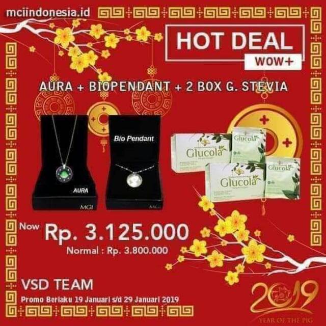 Paket Murah MCI 2kalung pendant Hot Deal Glucola drink
