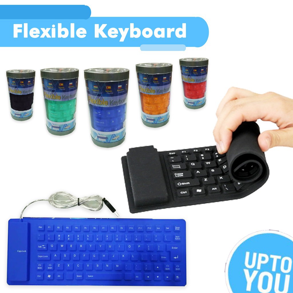 keyboard Flexible Lipat Anti Air -USB KEYBOARD FLEXIBLE