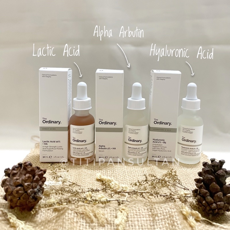 [JASTIP US] The Ordinary Alpha Arbutin / Hyaluronic Acid / Lactic Acid ORIGINAL 100%