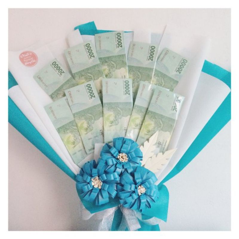 Buket uang kosong untuk hadiah ulang tahun/wisuda/aniv/simbolis pernikahan/dll