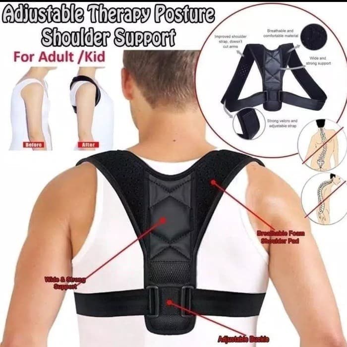 POSTURE BACK SUPPORT SABUK KOREKTOR PENYANGGA PUNGGUNG BUNGKUK ORI