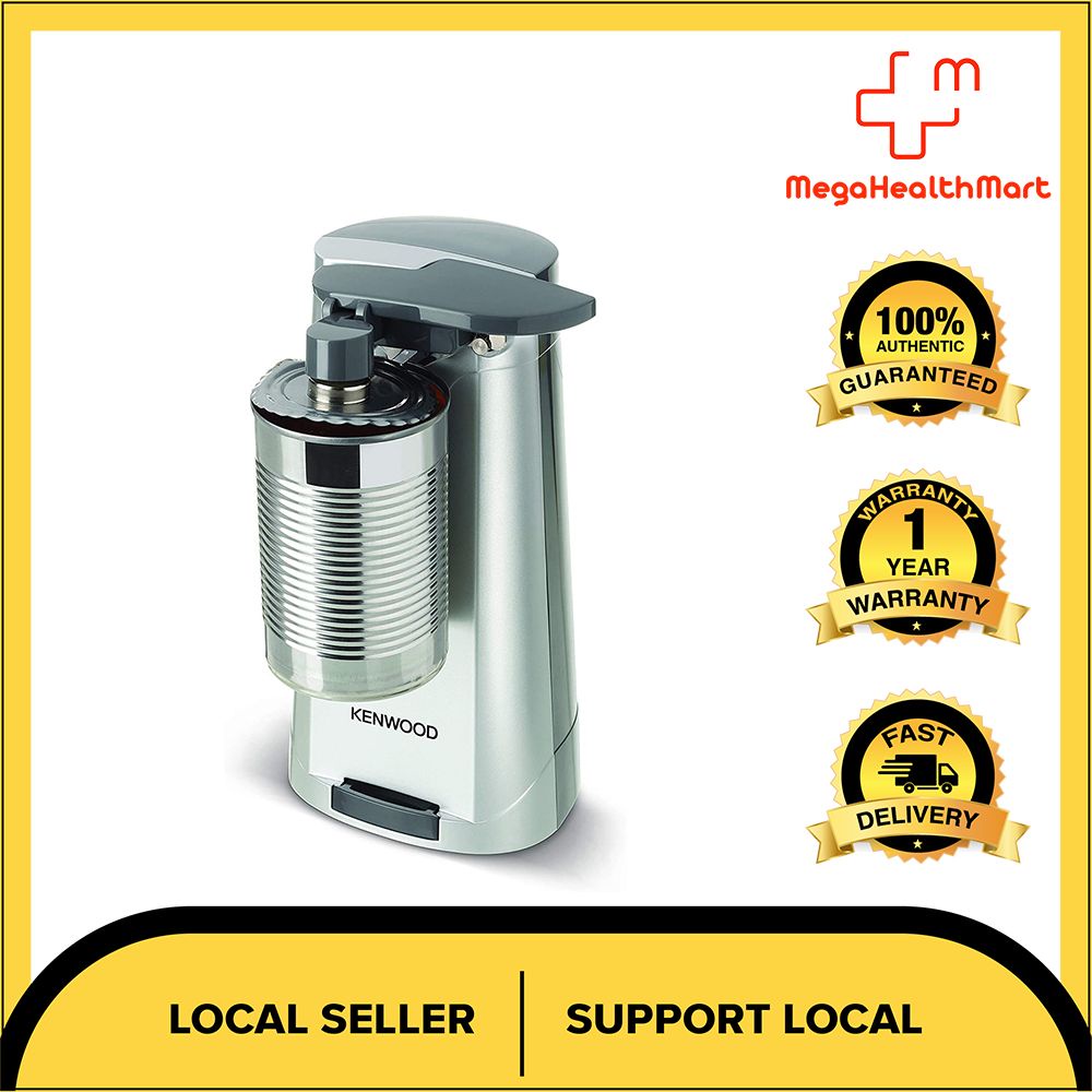 Kenwood CAP70.A0SI 3-in-1, Can Opener, Knife Sharpener, Bottle Opener, 40 W, Silver