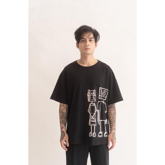 Oversized T-Shirt Merch - D7 x Patricia Titov x Robokite x Antidot