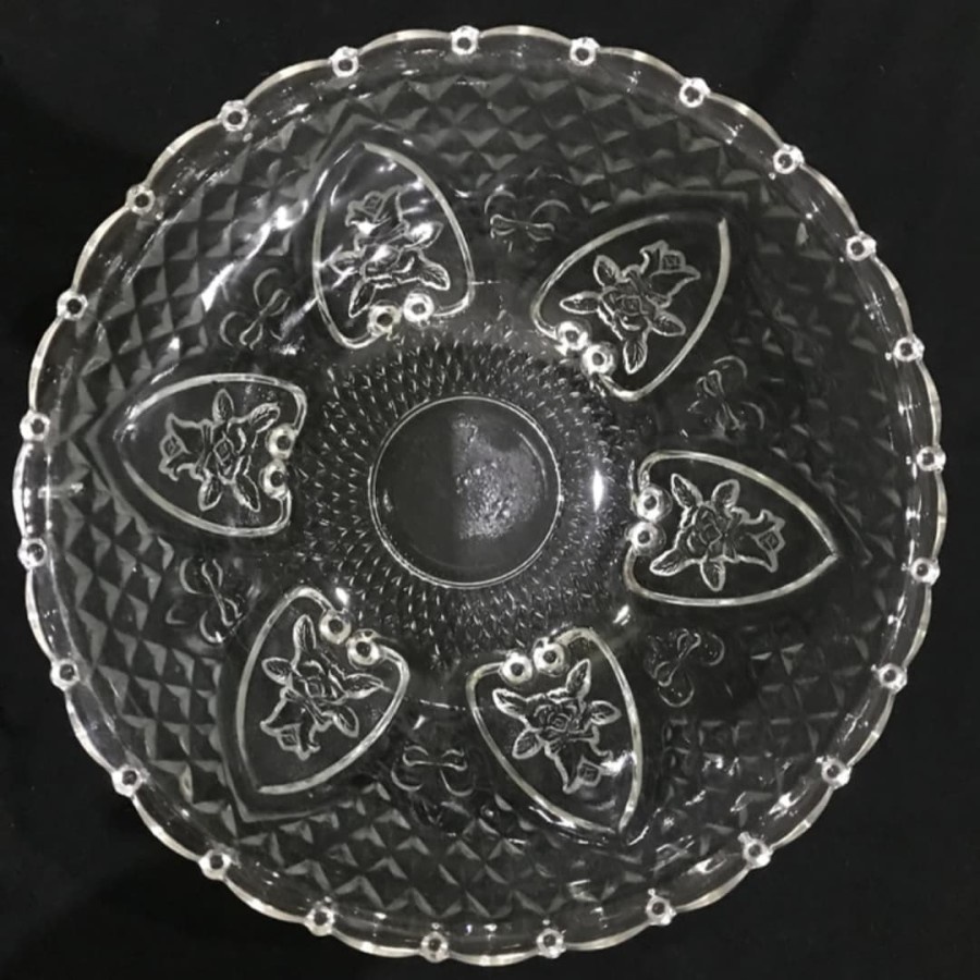 Mangkok Saji Beling / Mangkok Kaca Besar Kedaung / Mangkok Crystal