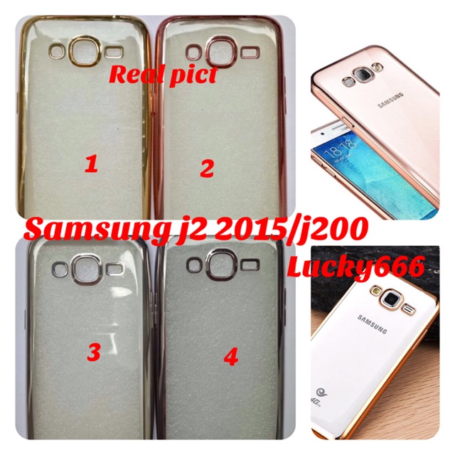 Soft Case Chrome Samsung J2 Silikon Chrome Samsung Galaxy J2 15 J0 Shopee Indonesia