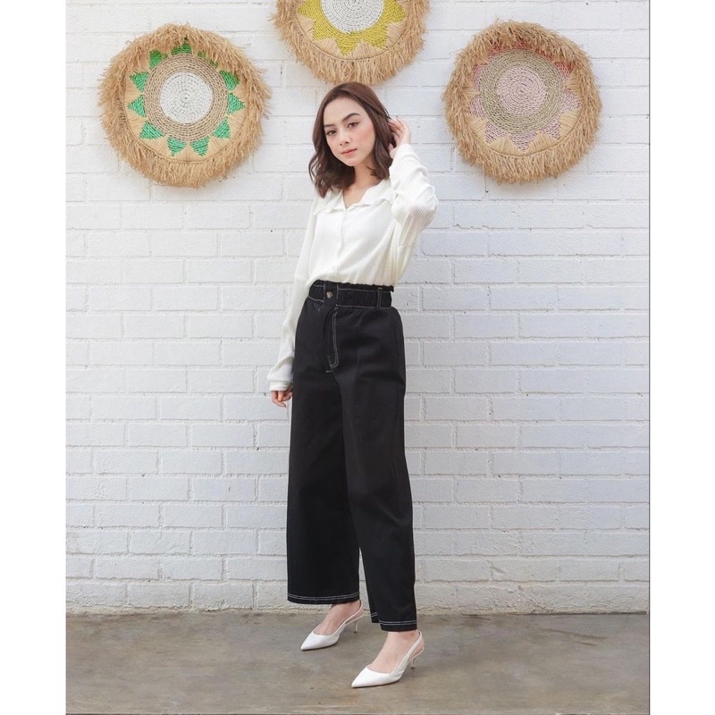 BEFAST - ZRD OOTD Wanita Celana Panjang NADIN / AVISA PANTS CELANA PANJANG / Celana Panjang Kulot Wanita / Celana Kulot Casual / Celana Kerja / Celana Polos Terlaris / Celana OOTD Wanita Remaja Kekinian 2021 / Celana Kampus