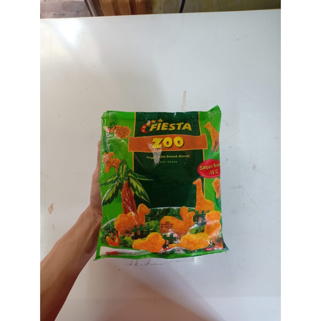 Fiesta Nugget ZOO 500gr, Nugget Daging Ayam, Halal