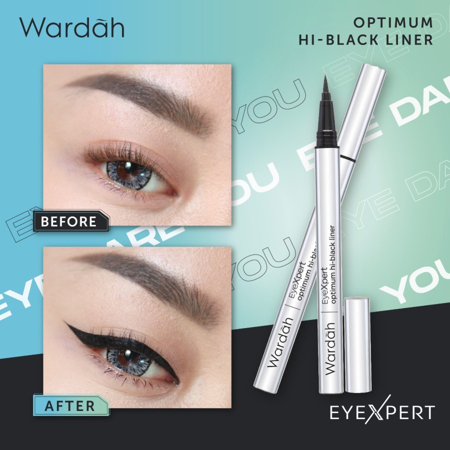 Wardah EyeXpert Optimum Hi-Black Liner 1 g- Eyeliner Spidol Waterproof