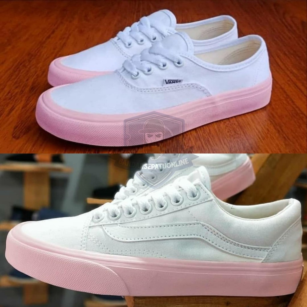 vans authentic pink original