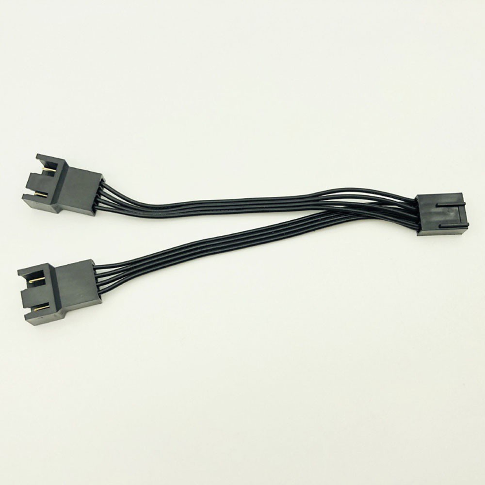 Lanfy Kabel Extension Konektor Kipas Pwm 1 Ke 2 Female Ke Male 4 Pin Multi Warna Untuk Motherboard Komputer