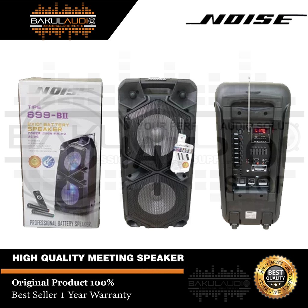 Speaker Portable Meeting 2x10 Inch NOISE 899 BII