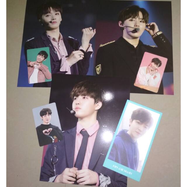 (Sharing Goods) PC + Poster Wanna one DVD premier fancon (sungwoon, jisung, jaehwan)1