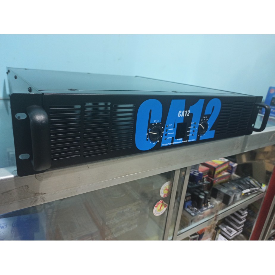 BOX POWER AMPLIFIER PROFESIONAL SOUND SYSTEM CA12 PLUS PANEL KNOP GAS