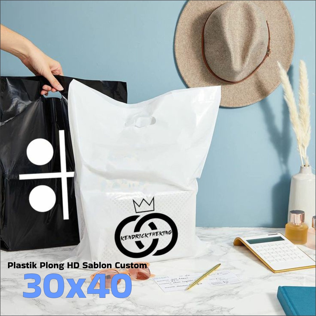 Jual Plastik Plong Hd Sablon 30x40 Shopping Bag Sablon Shopee Indonesia 8809