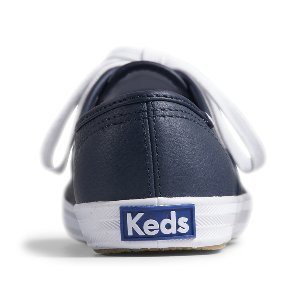 navy leather keds