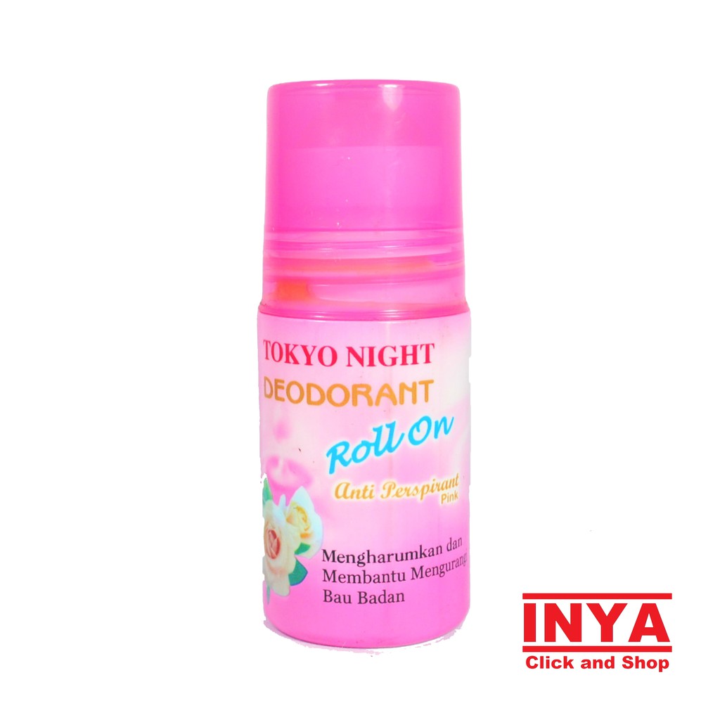 TOKYO NIGHT PINK DEODORANT ROLL ON 50ml - Pink