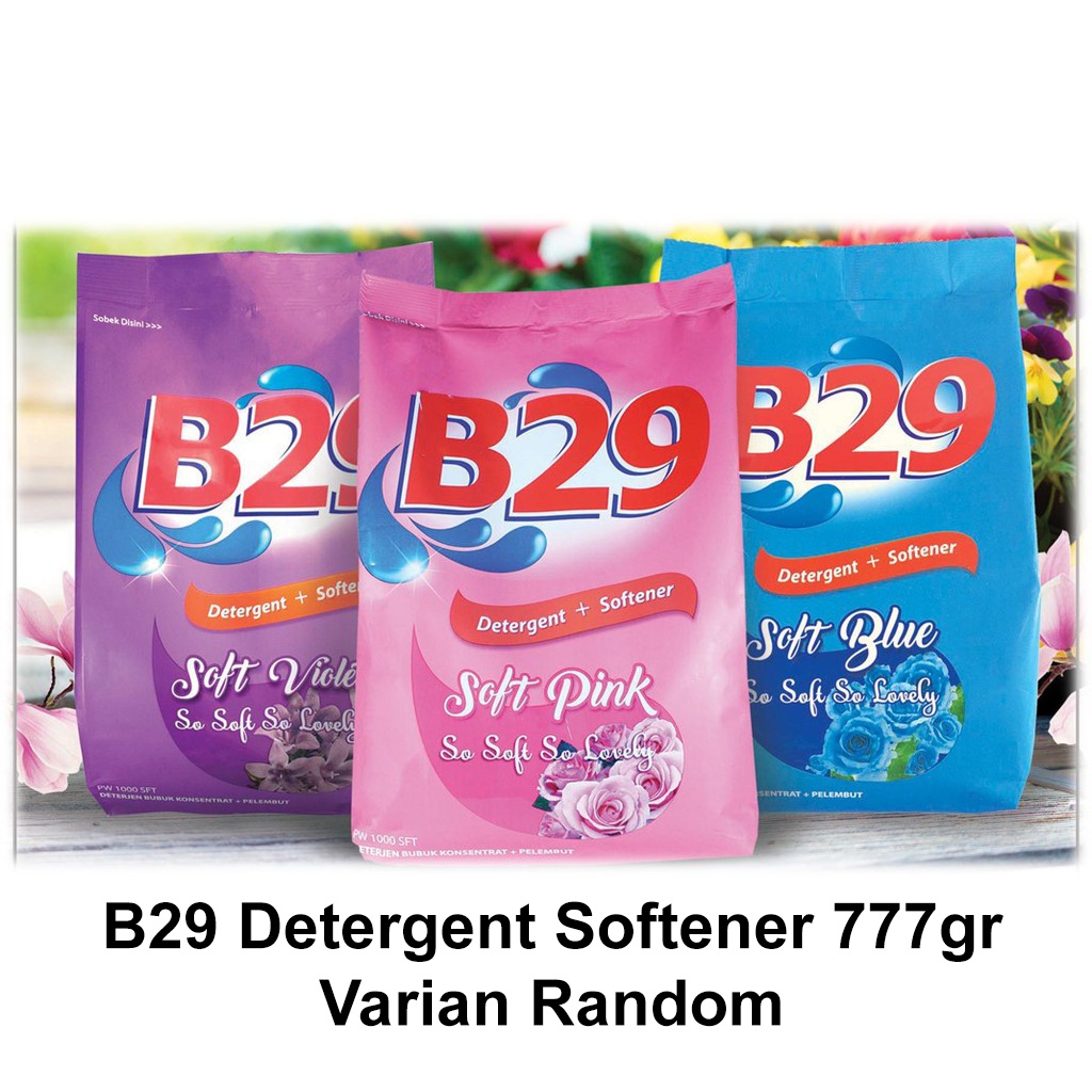 Jual 1 Unit B29 Detergent Softener 777gr Random Variant / B29 Detergent ...