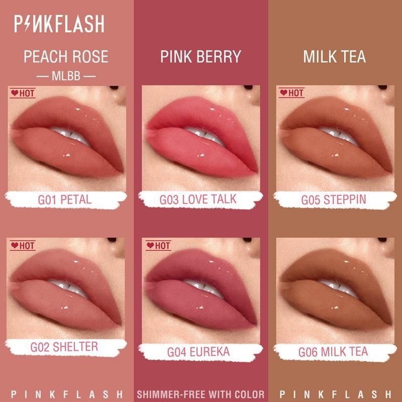 PINKFLASH  Lip Gloss Ohmygloss Perawatan Bibir