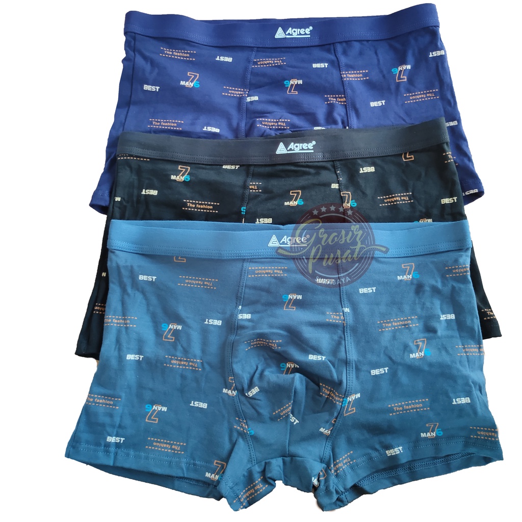 Celana Dalam Pria Boxer Agree Premium Original CD DD1231