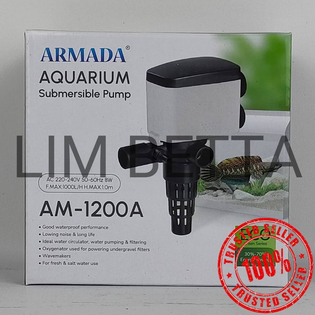 POMPA AQUARIUM ARMADA AM-1200 A / POWER HEAD 1200 LOW WATT