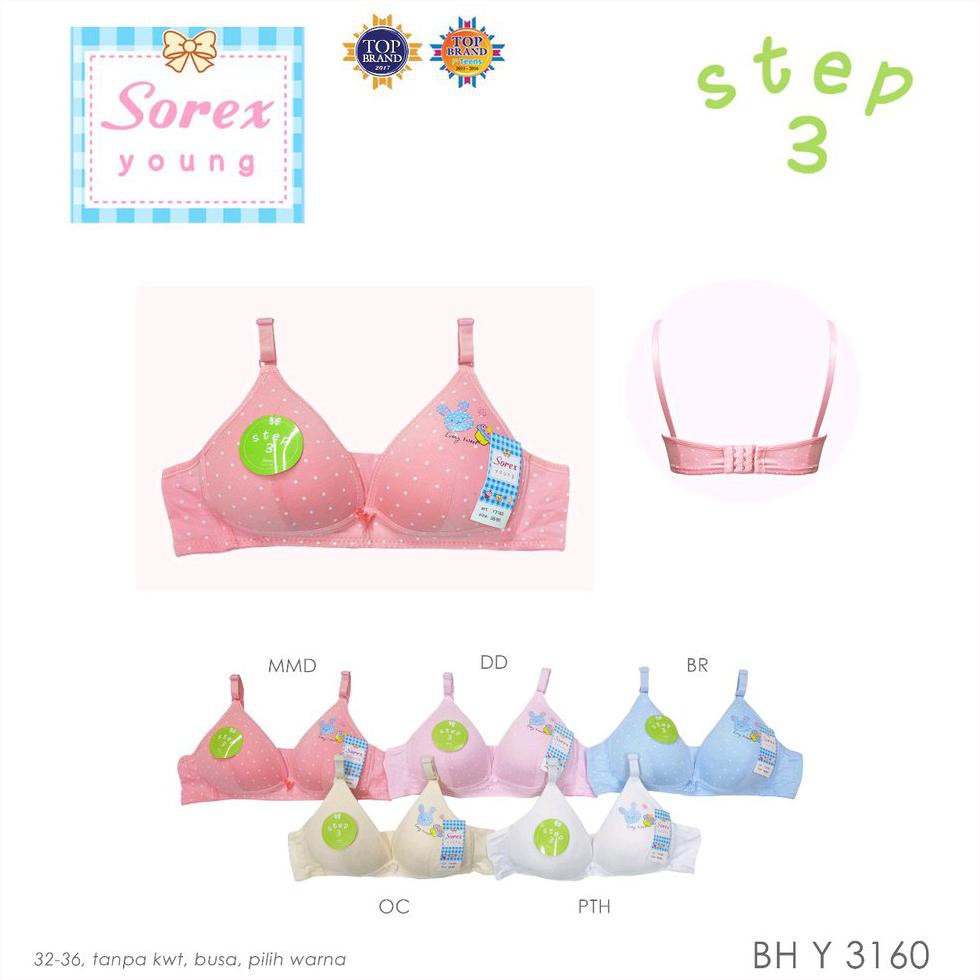 Bra sorex busa tipis Bra sorex young step 3 y3160