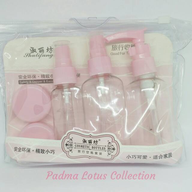 Cosmetic Bottle Botol Kosmetik Travelling botol spray semprot punch kecil murah