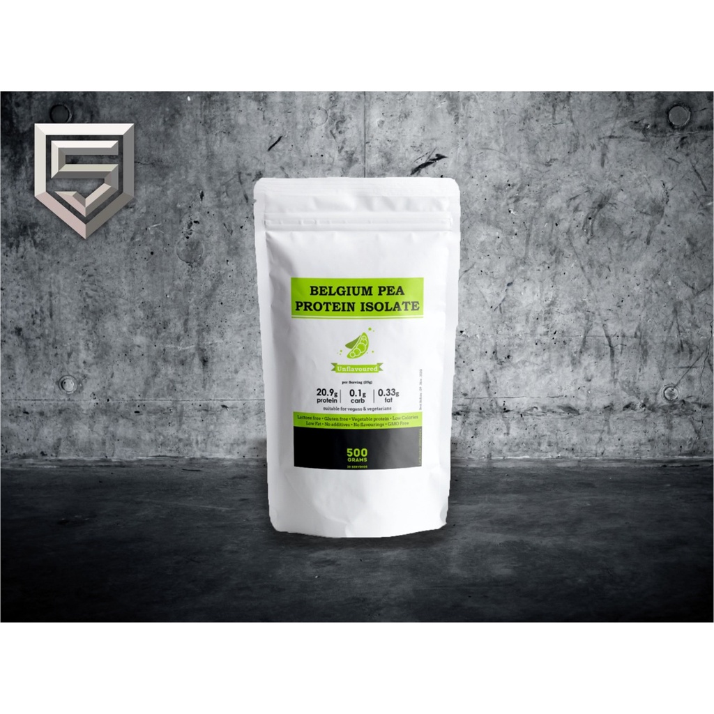 BELGIUM PEA PROTEIN ISOLATE 500 GRAM VEGAN PROTEIN ISOLATE