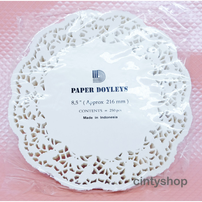 

jtg80ht Paper Doilies 8,5" Diva / Alas Renda /Doyles/Renda Kertas Isi 250 Pcs 56Ye45