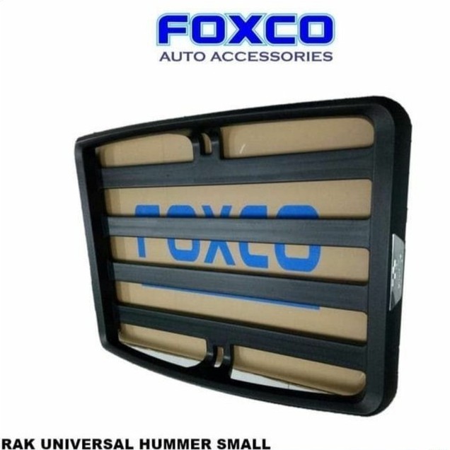 Paket Rak Foxco & Cross Bar Jepit Roof Rail Premium All New Rush