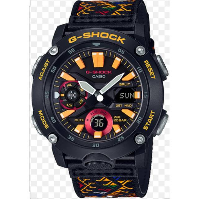 Jam G-Shock GA-2000BT-1A Limited Models Kingdom of Bhutan