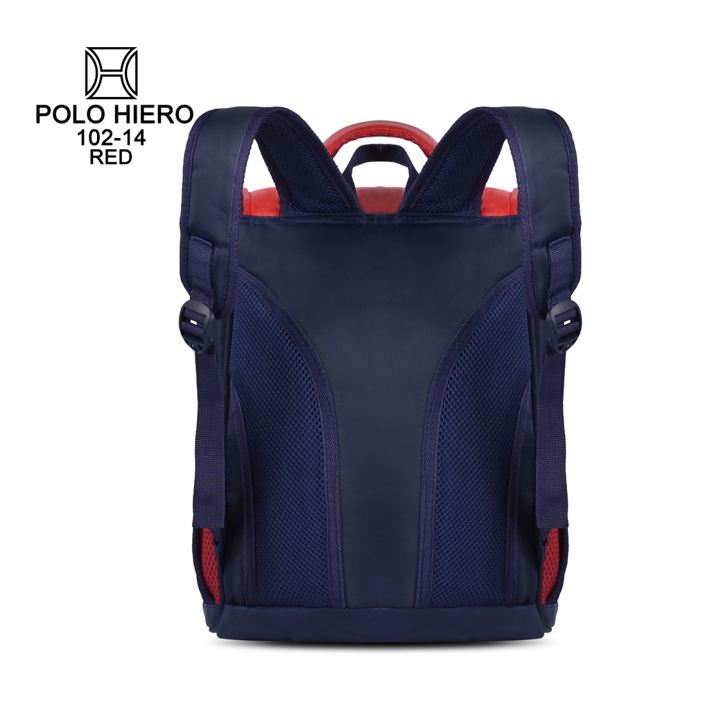 Tas Sekolah Import Tas Sekolah Polo Hiero 102-14&quot; Ransel Backpack Tas Anak-Anak Tas Ransel Fashion