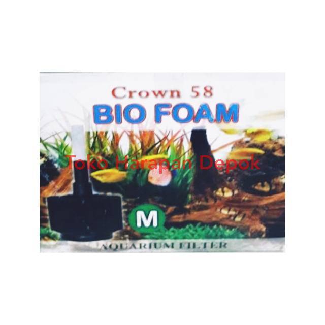 BIOFOAM MEDIUM crown amara bio foam ukuran M sedang