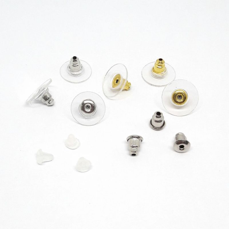 SILICON PENUTUP ANTING TUSUK & GANTUNG / PENAHAN BANTALAN ANTING / EARPLUG