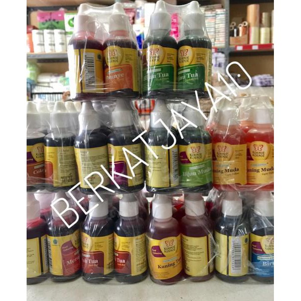 

Pewarna Makanan Minuman Koepoe Koepoe Kupu Kupu 30 Ml Food Coloring - Hijau Tua