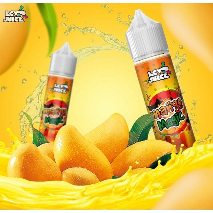 LCV JUICE MANGO MAGIC BY KING BREWERY 60ML 3MG PREMIUM E LIQUID