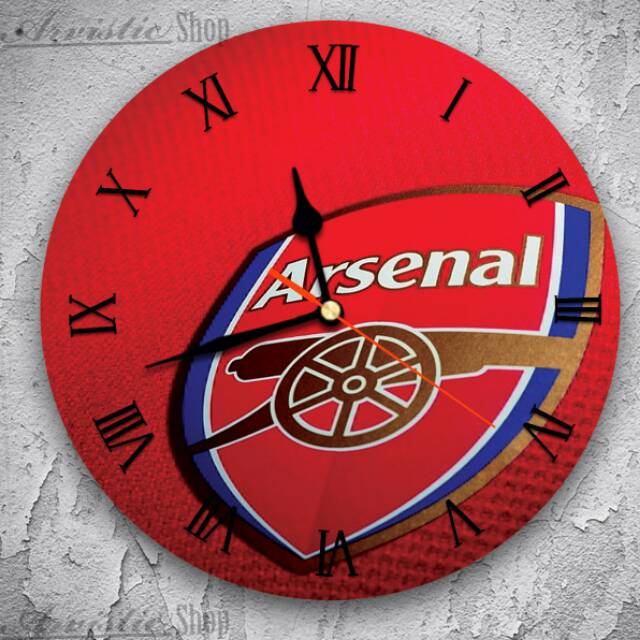Jam Dinding Vintage Arsenal