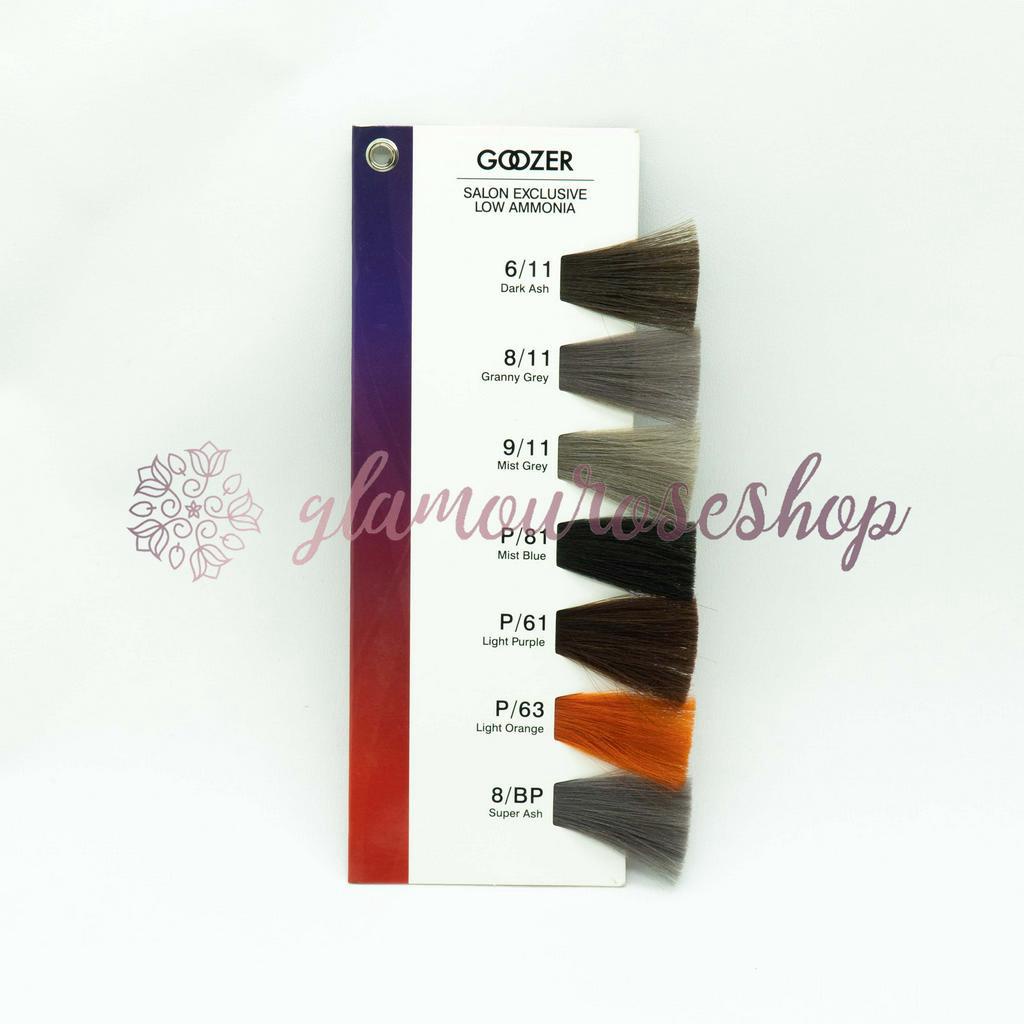 Goozer Hair Color 100ml / Goozer Cat Rambut 100ml / Goozer Colorante in Cream 100ml