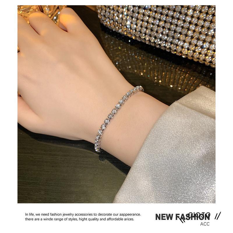 【COD】Gelang Zircon Adjustable Untuk Wanita