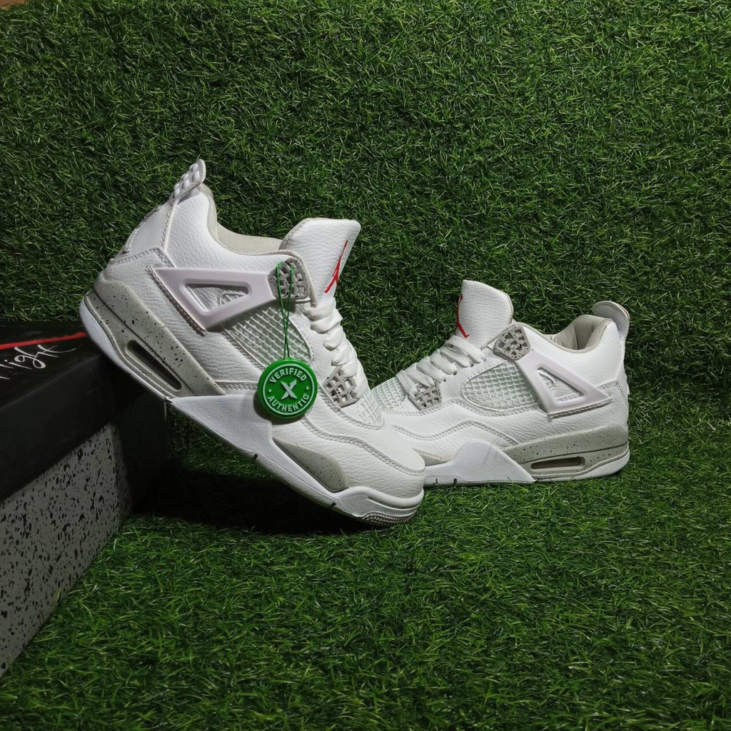 SEPATU NIKE AIR JORDAN 4 RETRO WHITE OREO 2021 ORIGINAL VIETNAM BNIB